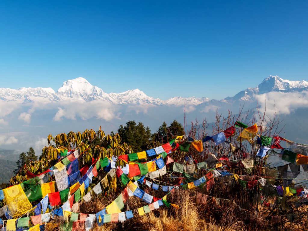 Rondreis Nepal, Annapurna regio, uitzicht vanaf Poon Hill